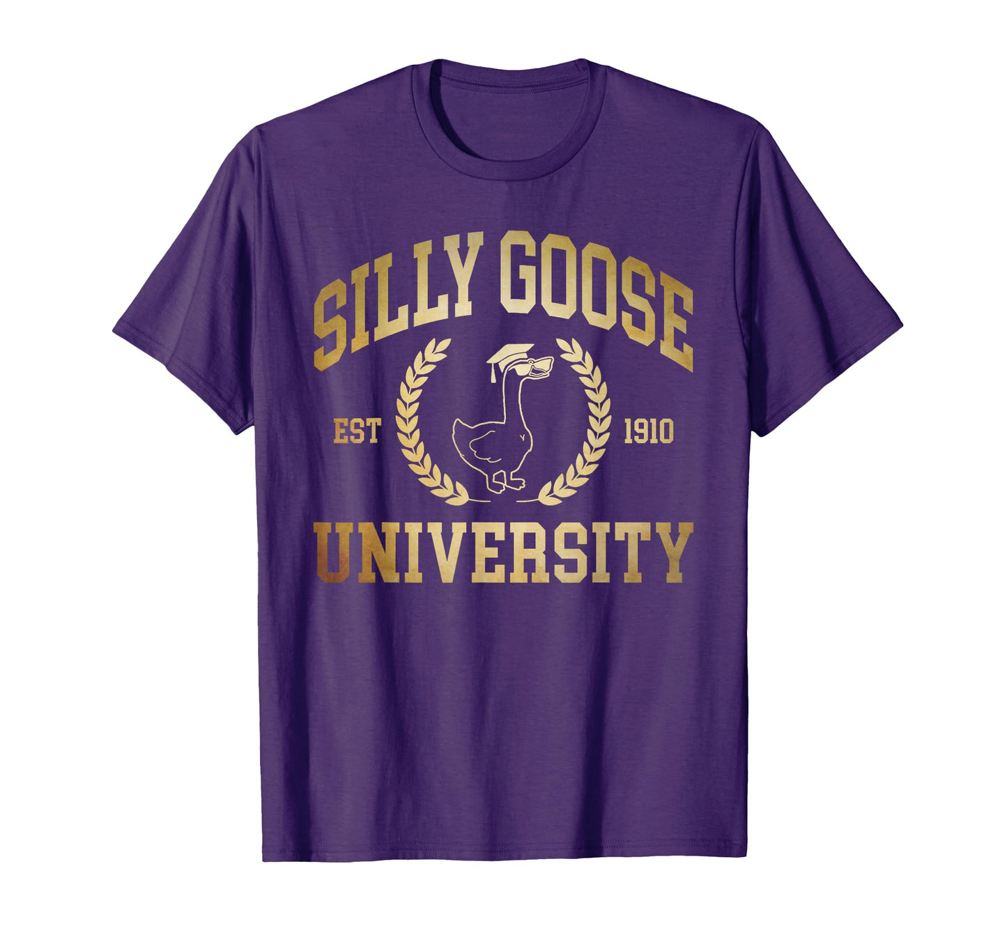 Silly Goose University Silly Goose T-Shirt - Fun Novelty Design for Adults - T-Shirt, Sweatshirt, Hoodie