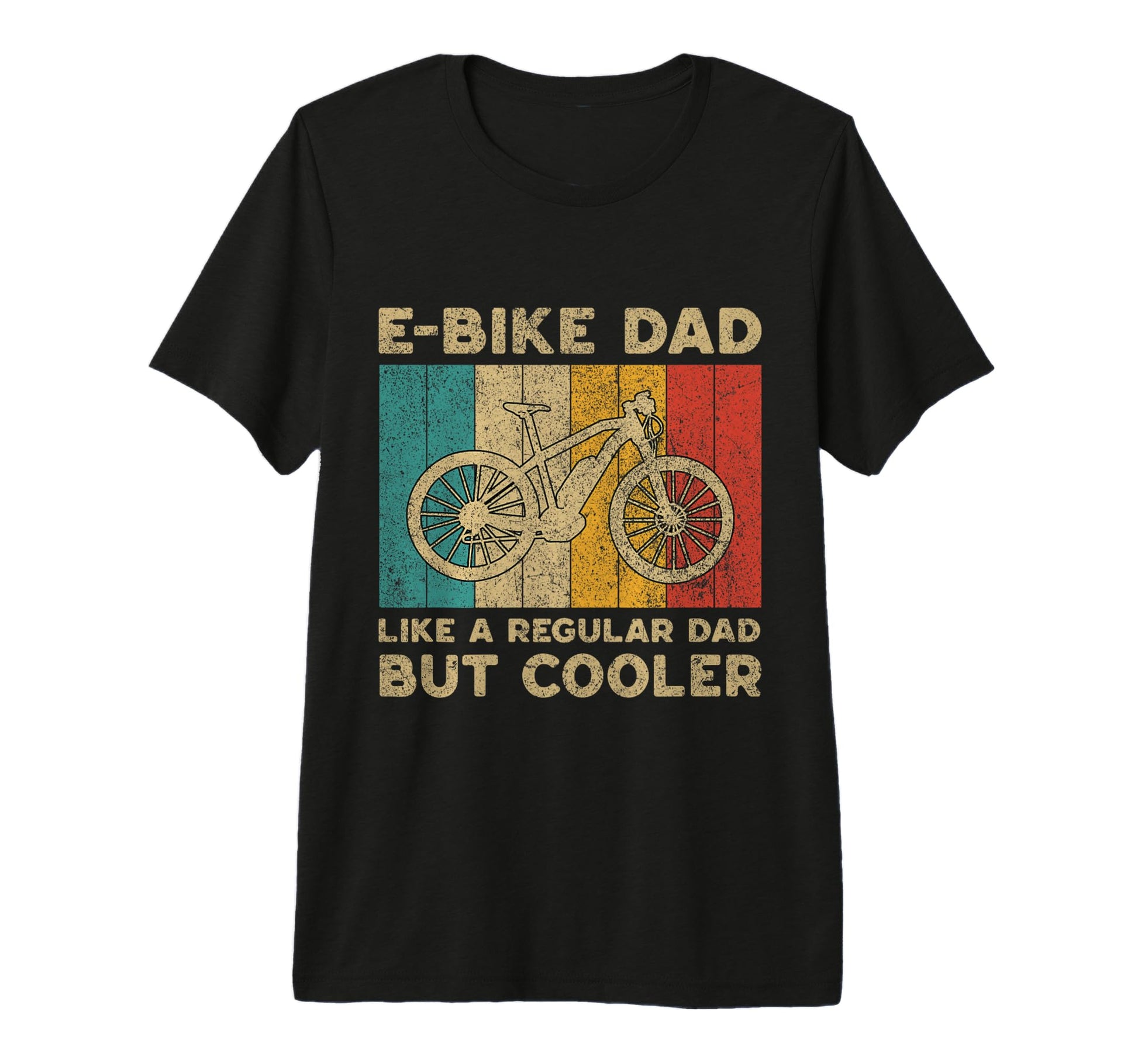 E Bike Dad E Bike Electric Bicycle T-Shirt - Novelty Apparel for Adults - T-Shirt, Sweatshirt, Hoodie
