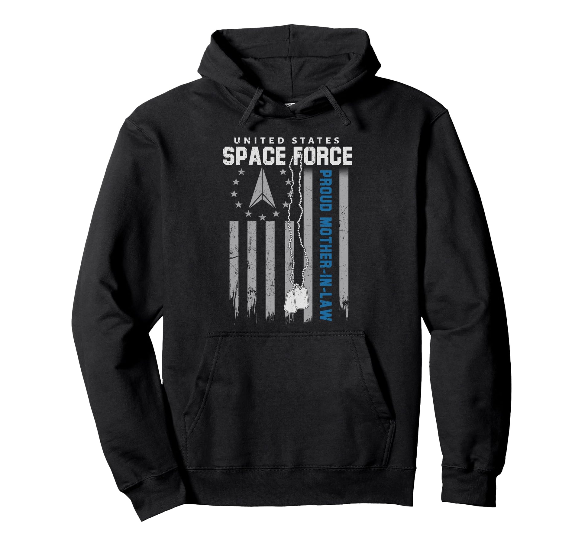 Proud Us Space Force Mother Law Flag Hoodie - Aesthetic Graphic Men Women - T-Shirt, Sweatshirt, Hoodie
