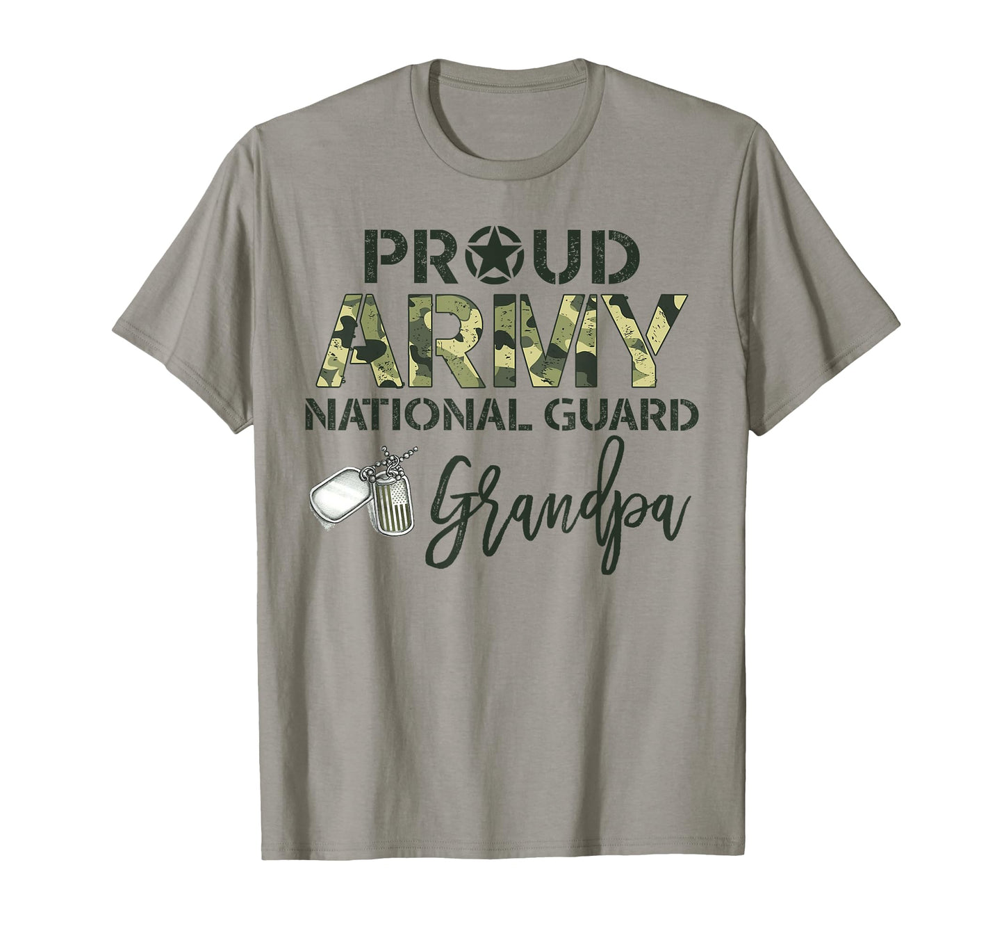 Proud Army National Guard Grandpa T-Shirt - Graphic Print Men Women - T-Shirt, Sweatshirt, Hoodie