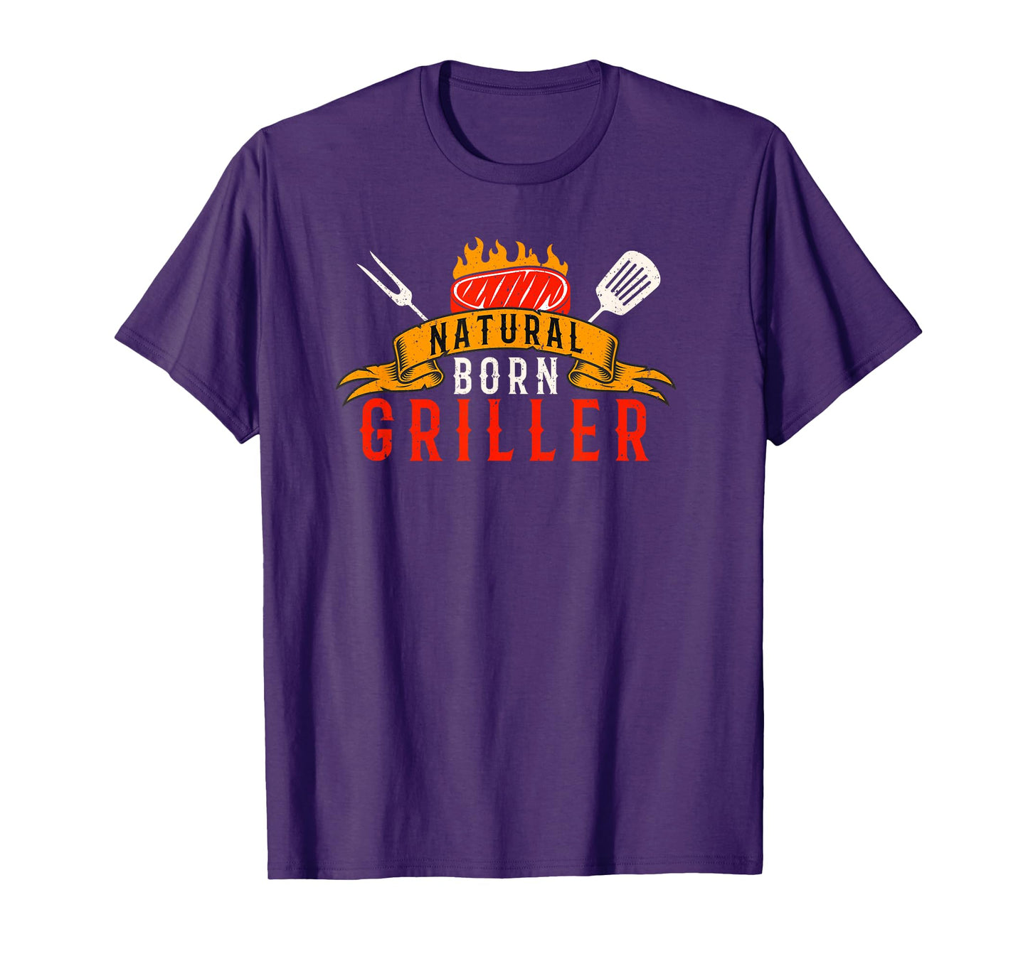 Mens Funny Bbq Natural Born Griller T-Shirt - Aesthetic Graphic Men Women - T-Shirt, Sweatshirt, Hoodie