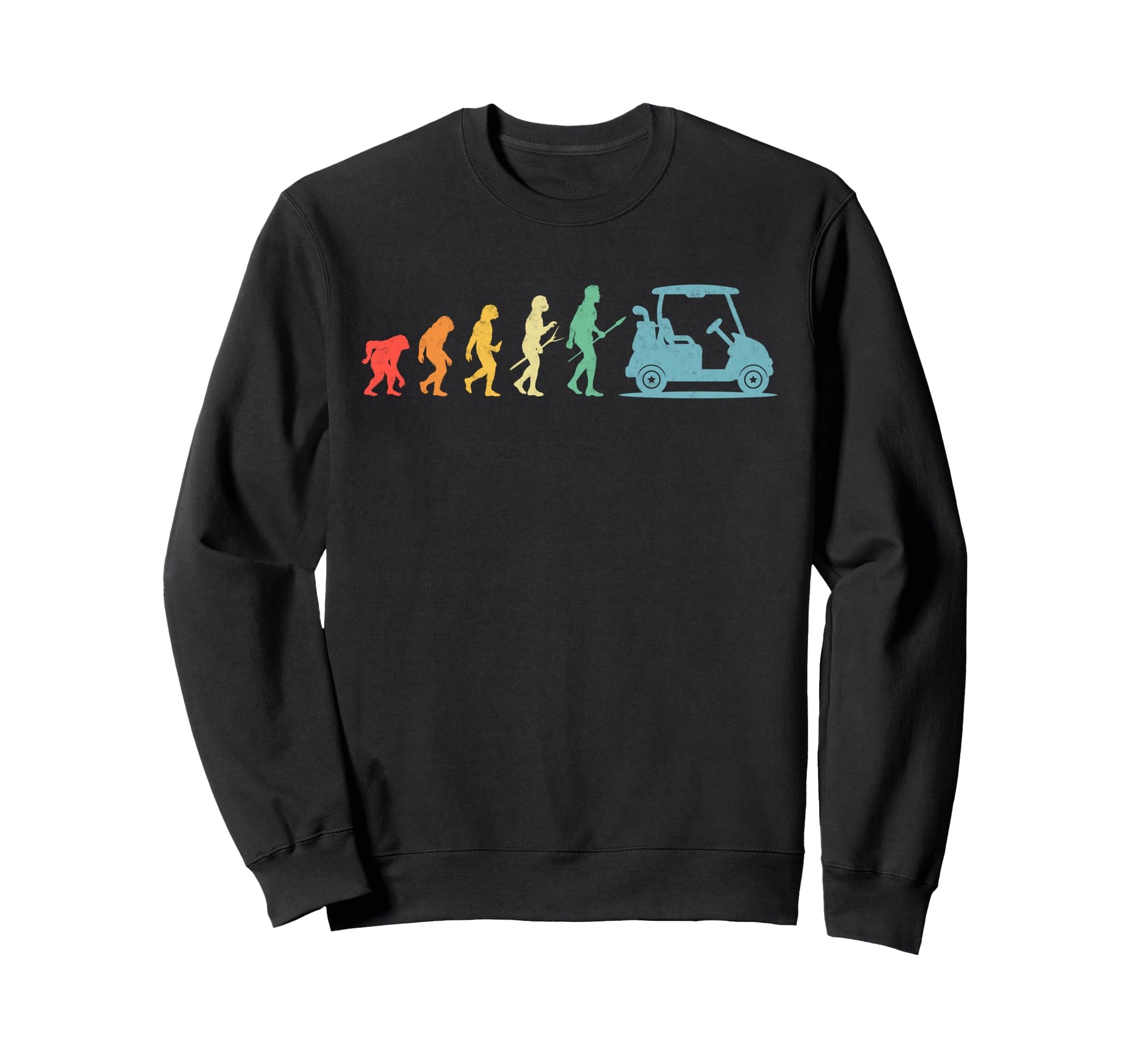 Evolution Golf Cart Player Vibes Sweatshirt - Custom Art Print Unisex - T-Shirt, Sweatshirt, Hoodie