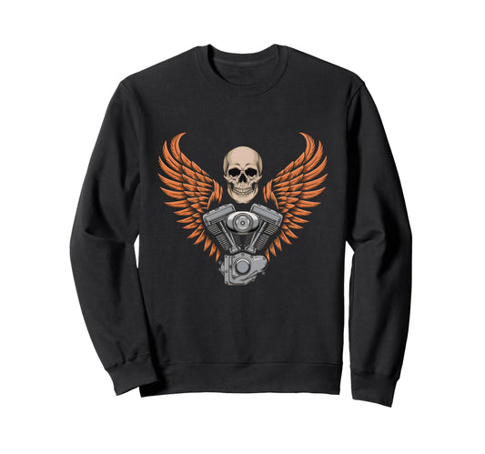 Awesome Motorcycle Dad Funny Sweatshirt - Unique Graphic Men Women - T-Shirt, Sweatshirt, Hoodie