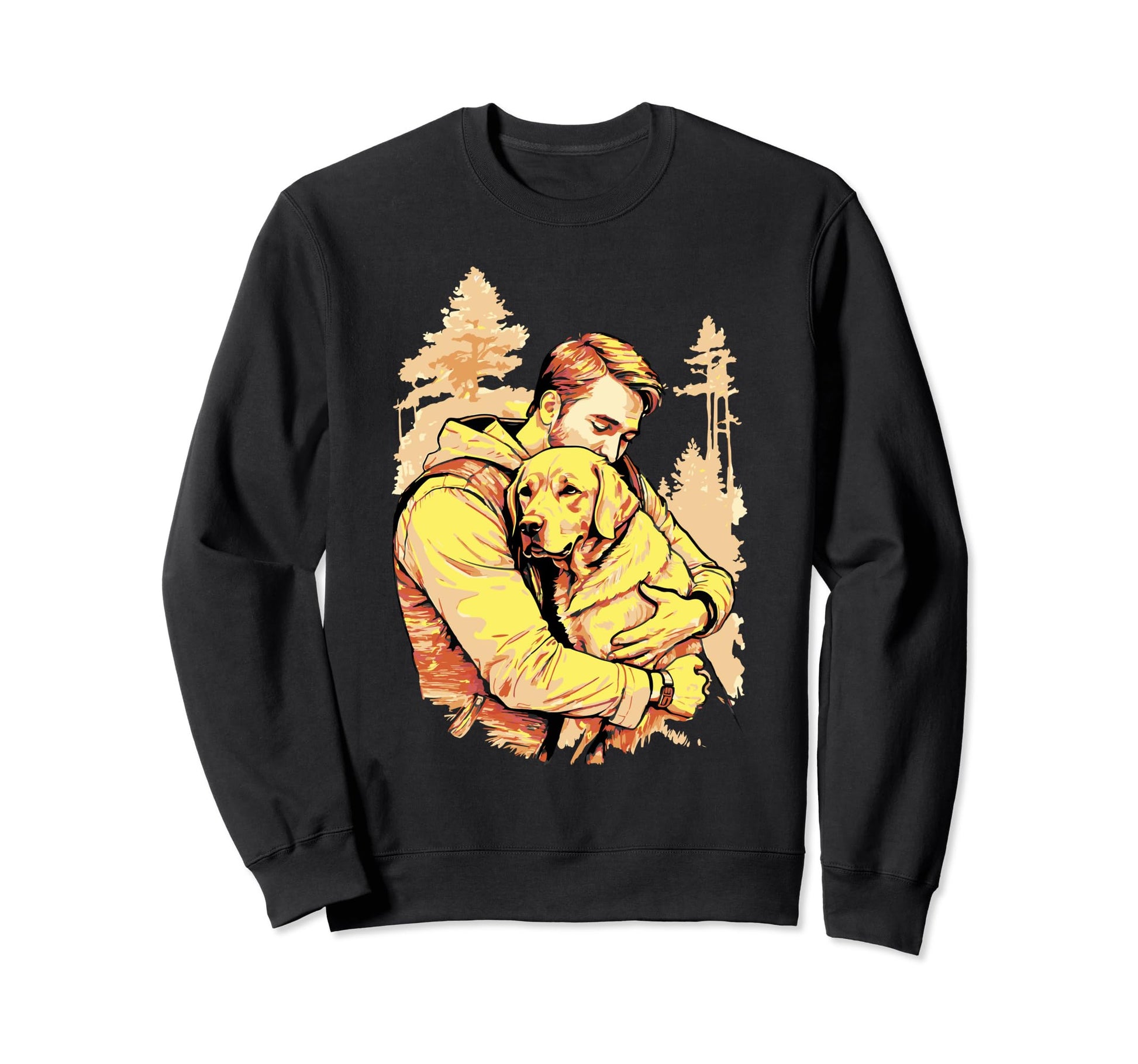 Dog Dad Puppy Fathers Day Pet Lover Sweatshirt - Aesthetic Graphic Unisex - T-Shirt, Sweatshirt, Hoodie