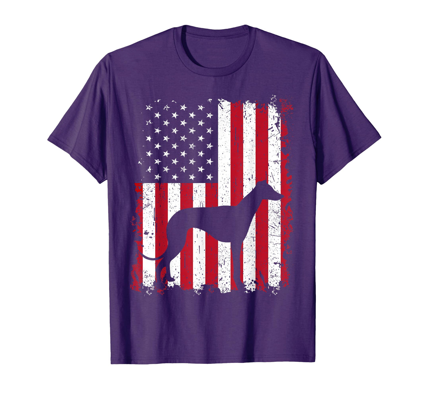 Greyhound 4Th July Patriotic American T-Shirt - Minimalist Print Men Women - T-Shirt, Sweatshirt, Hoodie