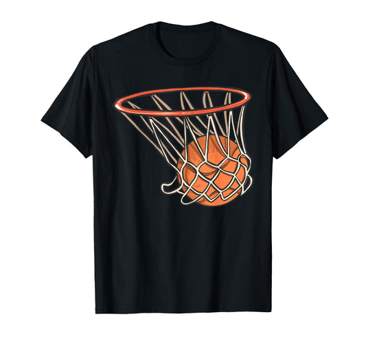Basketball Basket Net T-Shirt - Aesthetic Graphic Unisex - T-Shirt, Sweatshirt, Hoodie