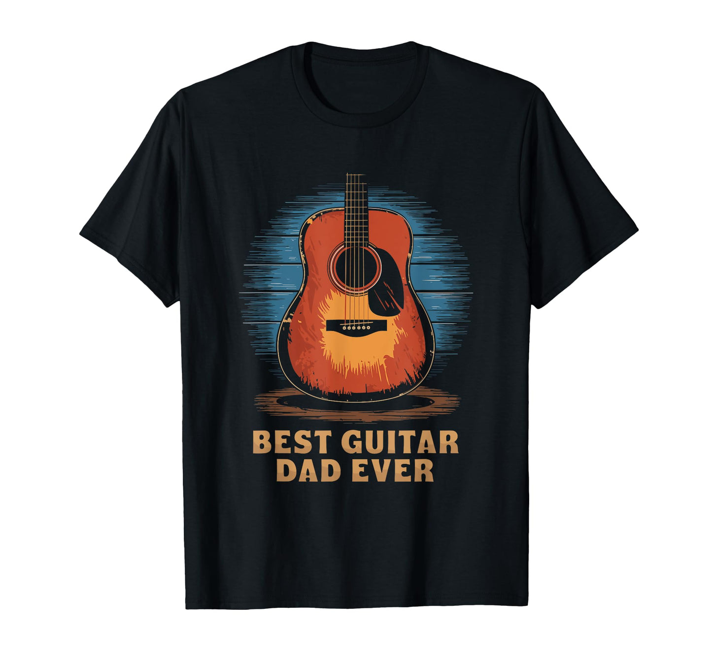 Guitarist Dad Acoustic Guitar T-Shirt - Casual Everyday Wear for Adults - T-Shirt, Sweatshirt, Hoodie