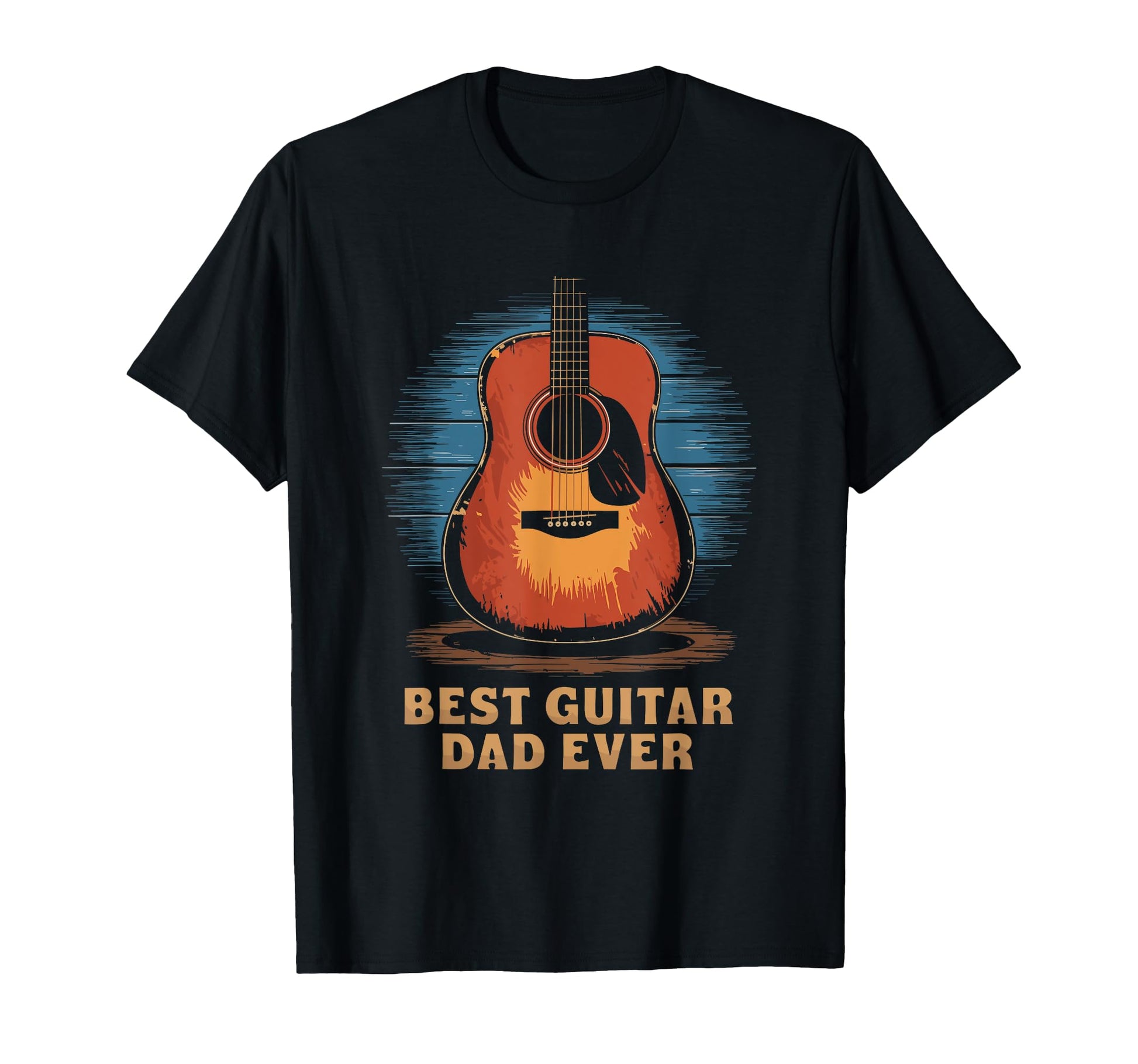 Guitarist Dad Acoustic Guitar T-Shirt - Casual Everyday Wear for Adults - T-Shirt, Sweatshirt, Hoodie
