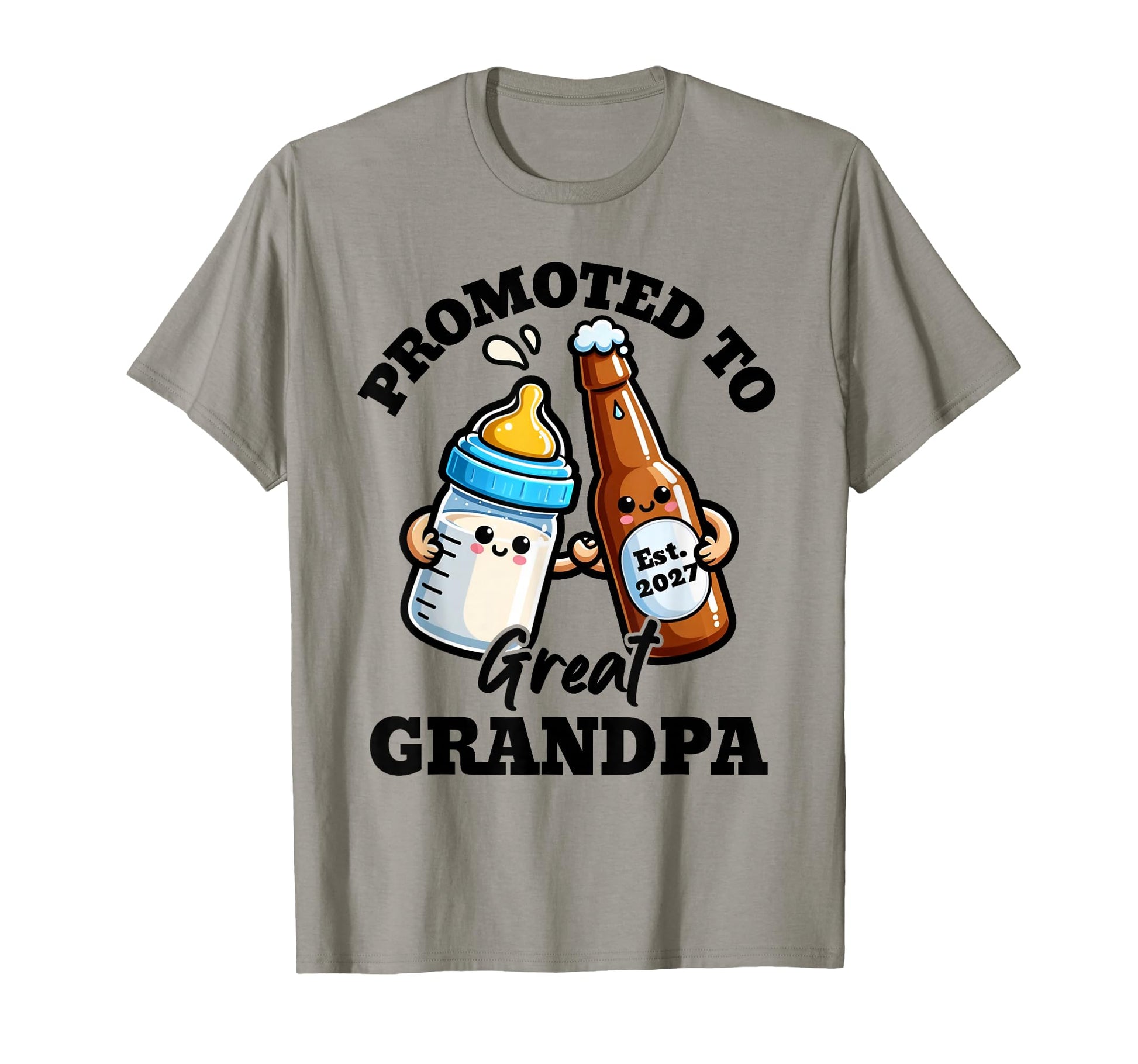 Great Grandpa To Be Promoted To Great T-Shirt - Graphic Print Unisex - T-Shirt, Sweatshirt, Hoodie