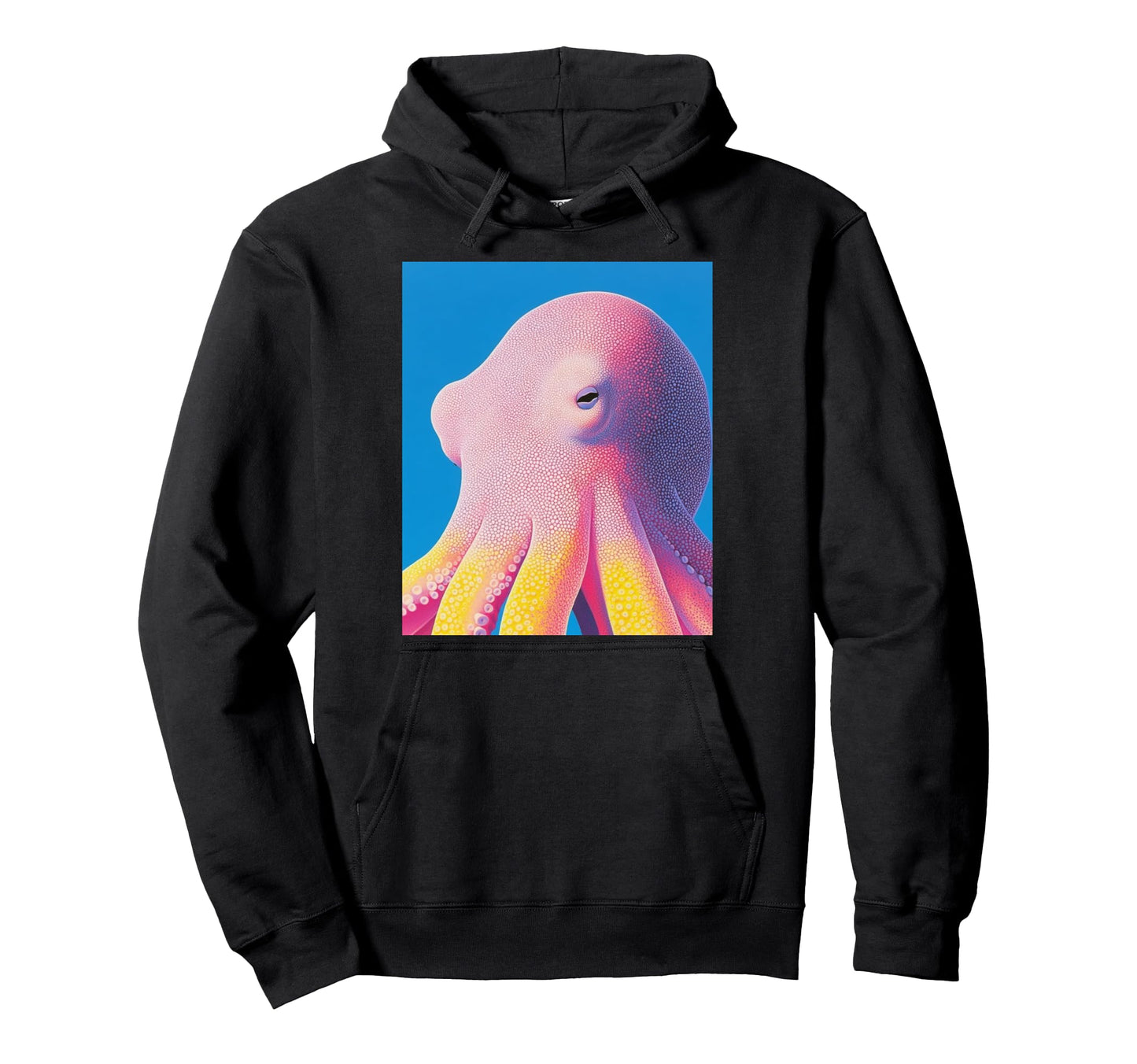 Trendy Tops Squid Octopus Hoodie - Novelty Apparel Men Women - T-Shirt, Sweatshirt, Hoodie