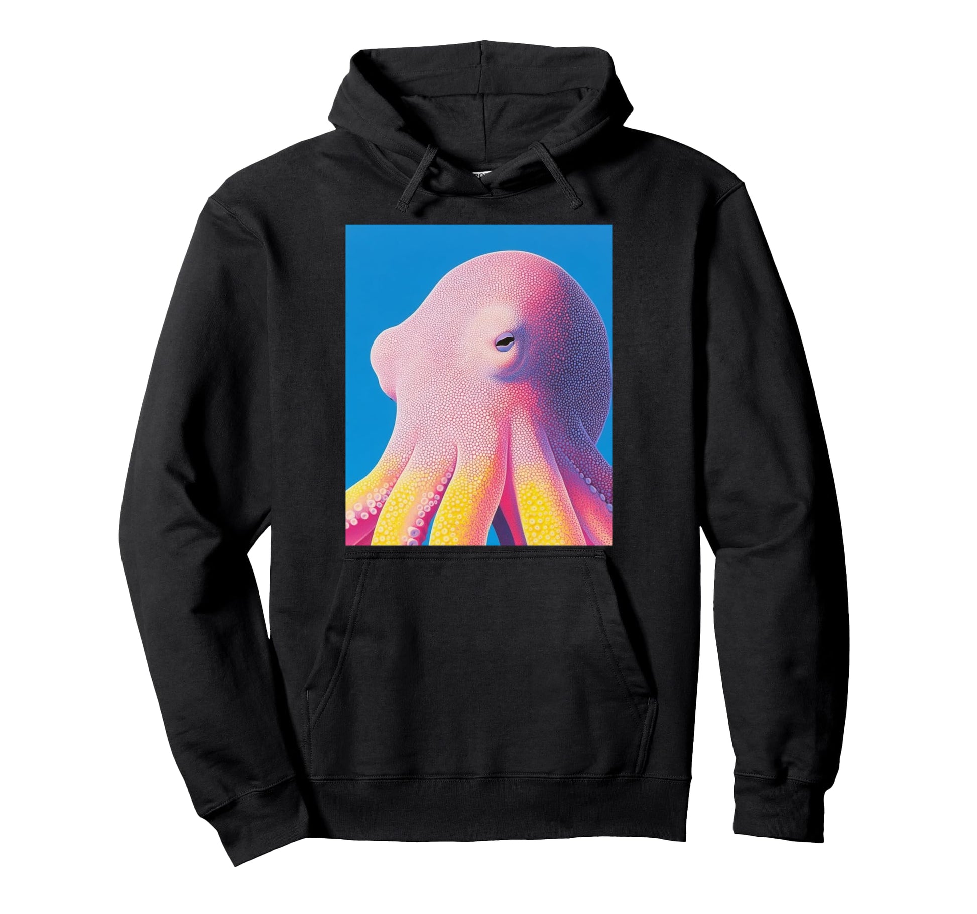 Trendy Tops Squid Octopus Hoodie - Novelty Apparel Men Women - T-Shirt, Sweatshirt, Hoodie