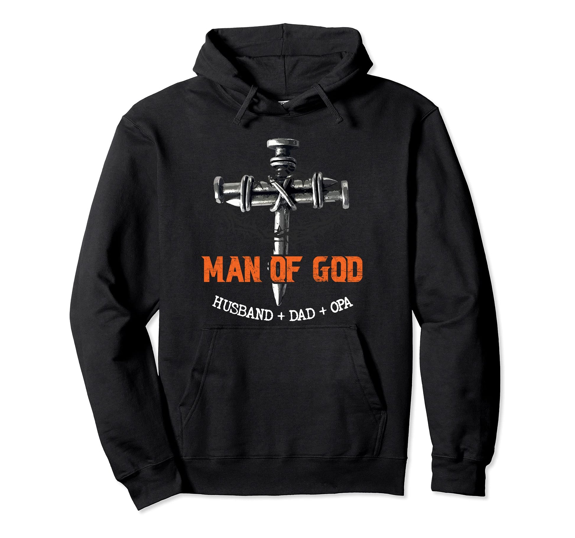 God Husband Dad Opa Hoodie - Custom Art Print Men Women - T-Shirt, Sweatshirt, Hoodie