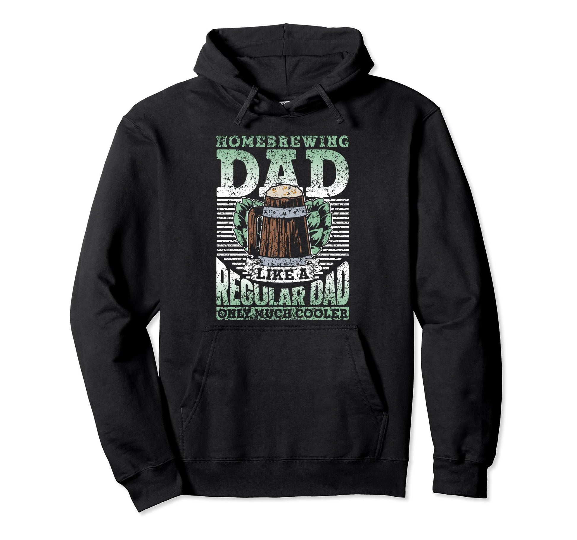 Homebrewing Dad Like Regular Dad Only Hoodie - Minimalist Print Men Women - T-Shirt, Sweatshirt, Hoodie