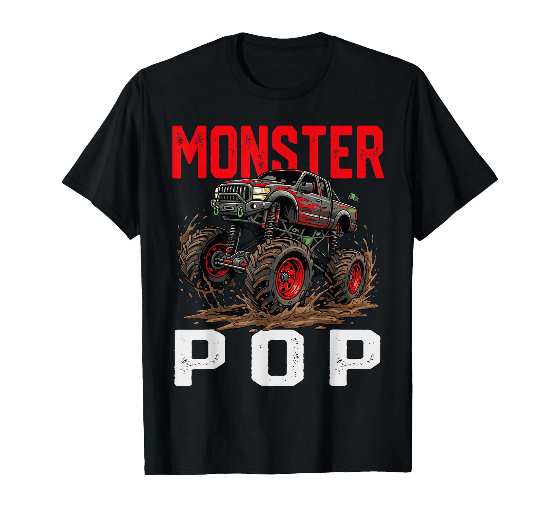 Monster Truck Pop Family Matching T-Shirt - Trendy Graphic Men Women - T-Shirt, Sweatshirt, Hoodie