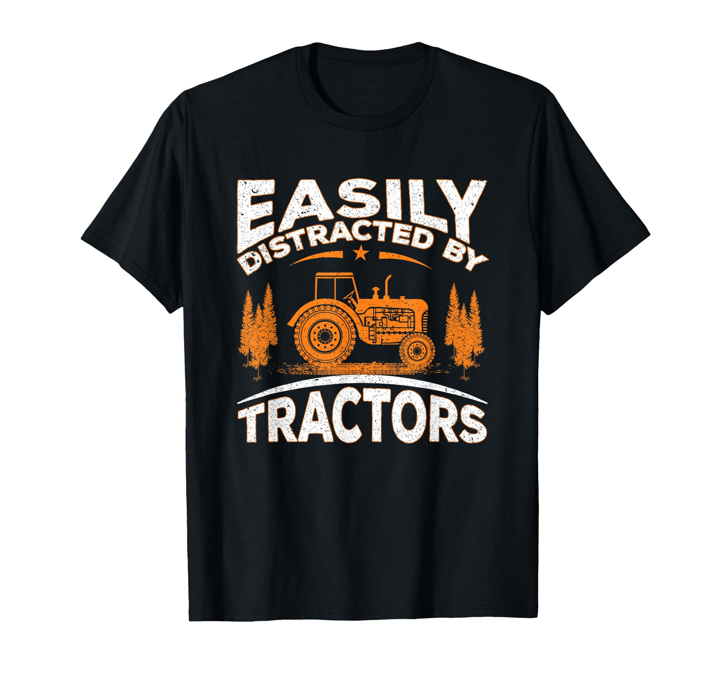 Funny Farming Gift Easily Distracted T-Shirt - Custom Art Print Men Women - T-Shirt, Sweatshirt, Hoodie