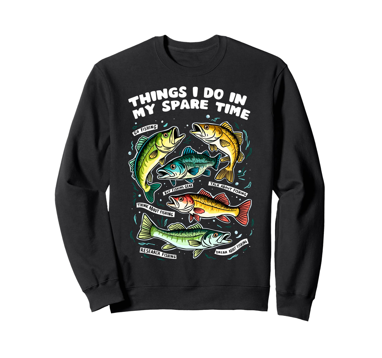 Things I Do My Spare Time Sweatshirt - Aesthetic Graphic for Adults - T-Shirt, Sweatshirt, Hoodie