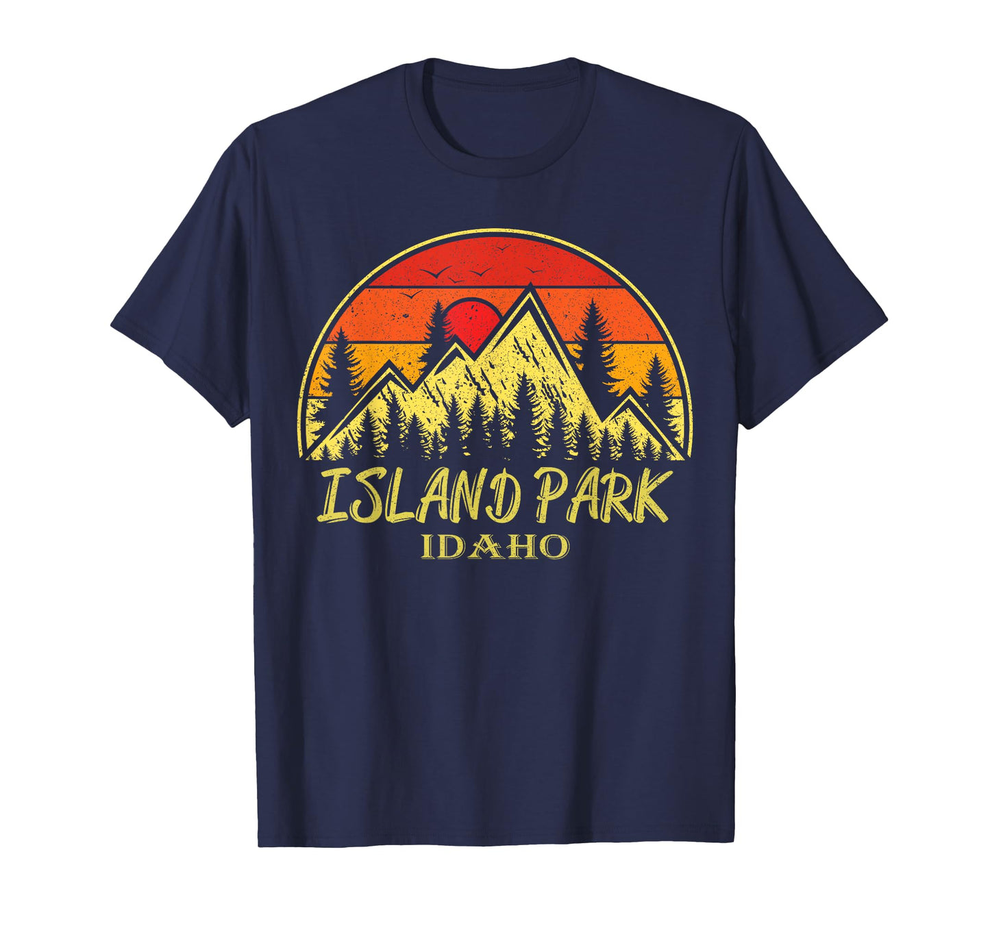 Island Park Idaho Id Mountains T-Shirt - Fun Novelty Design for Adults - T-Shirt, Sweatshirt, Hoodie