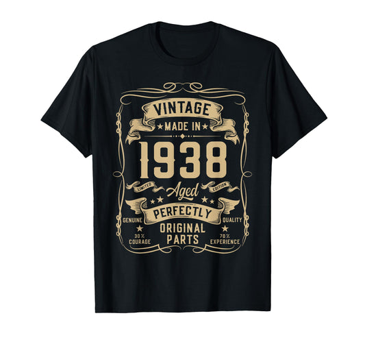 1938 88Yr 88Th Birthday Gifts 88 T-Shirt - Fun Novelty Design Men Women - T-Shirt, Sweatshirt, Hoodie