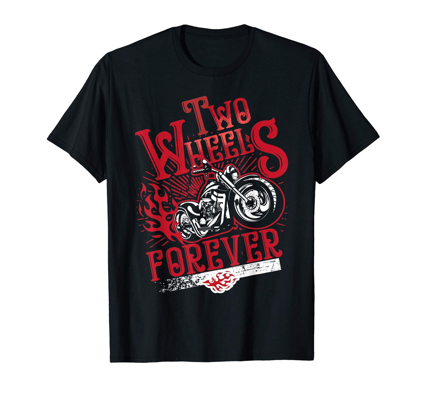 Motorcycle Gift Biker Two Wheels T-Shirt - Streetwear Style for Adults - T-Shirt, Sweatshirt, Hoodie