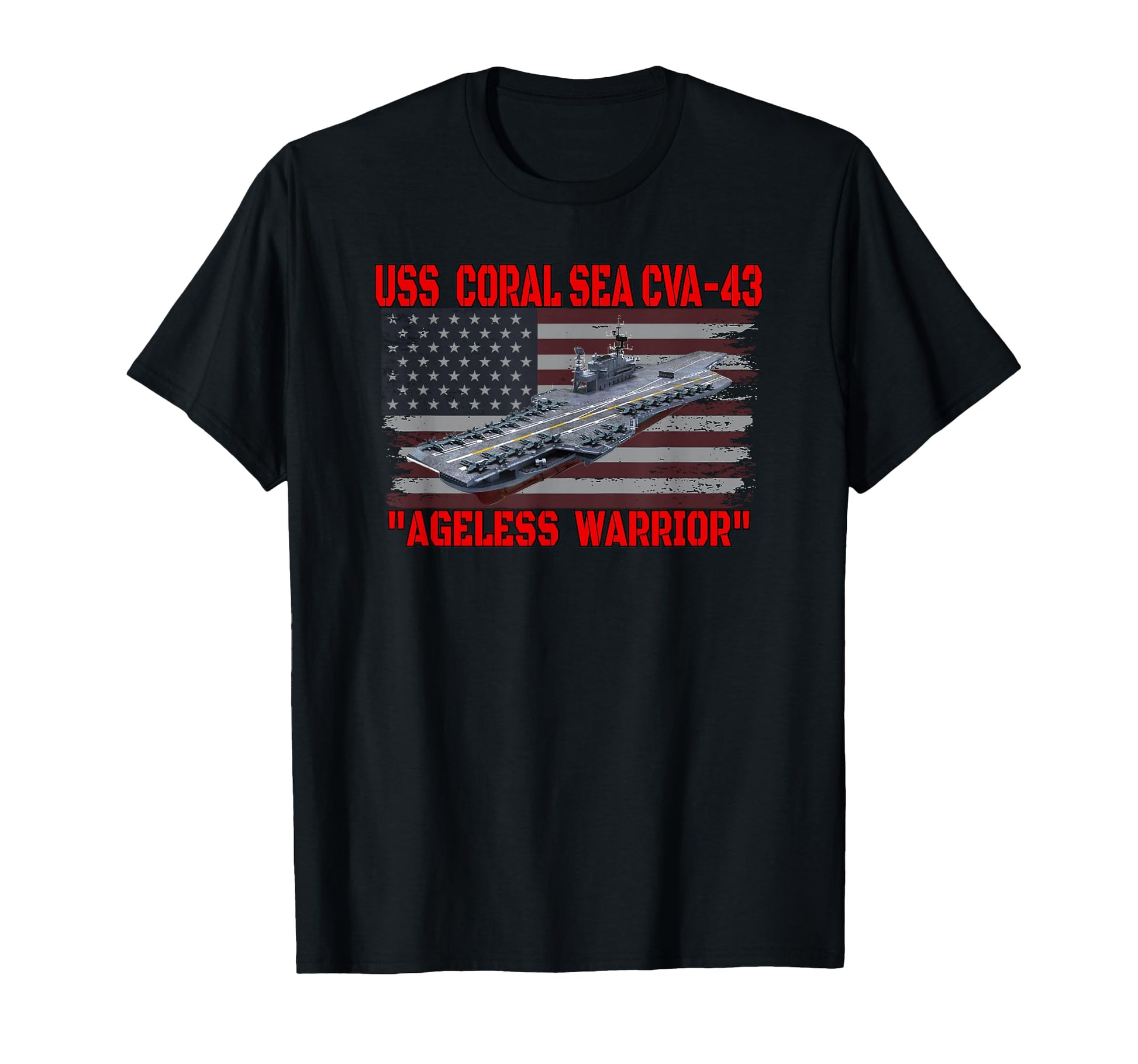 Veterans Day Aircraft Carrier Uss Coral T-Shirt - Trendy Graphic Unisex - T-Shirt, Sweatshirt, Hoodie