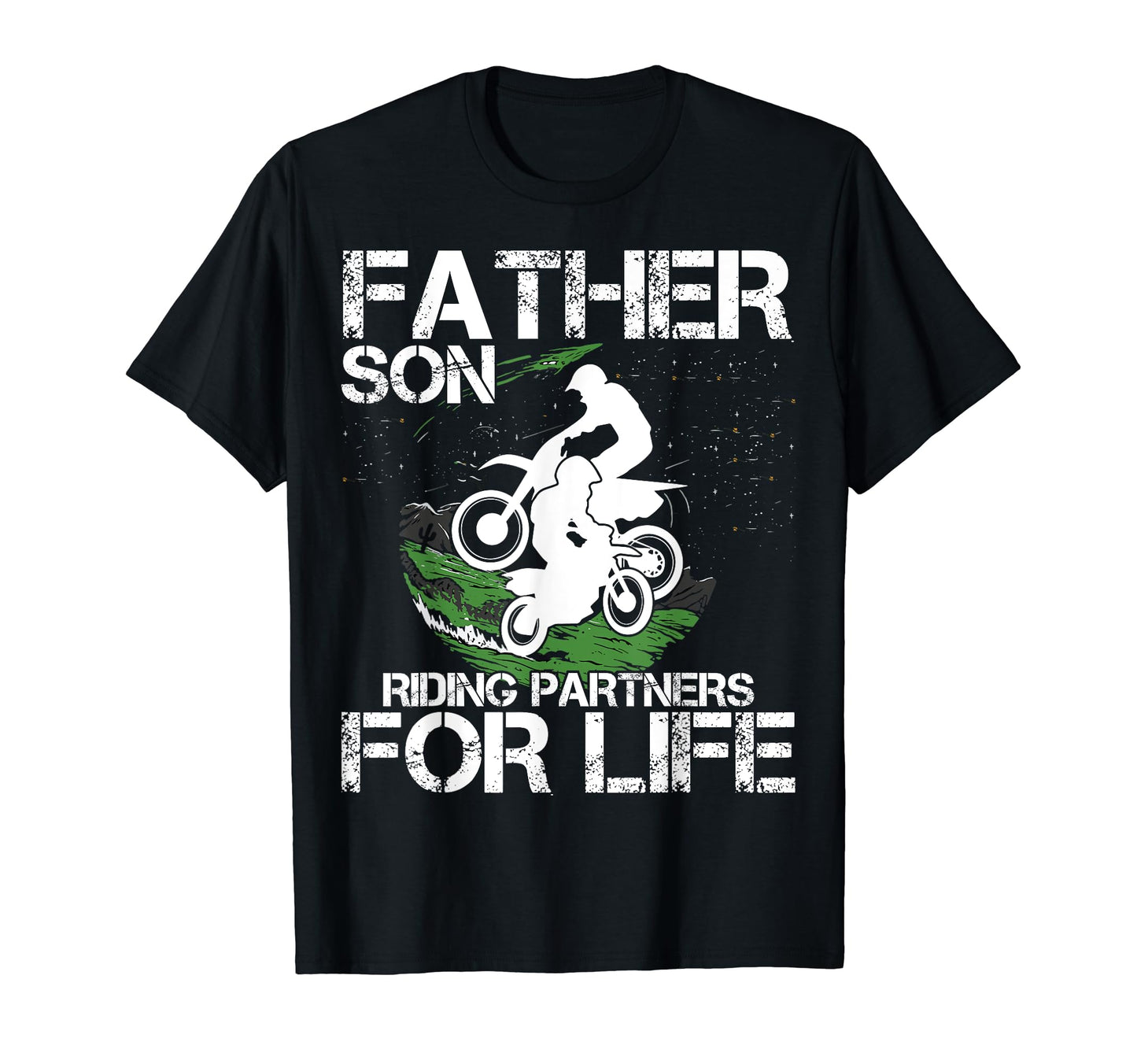 Motocross Dirt Bike Son Father T-Shirt - Casual Everyday Wear for Adults - T-Shirt, Sweatshirt, Hoodie
