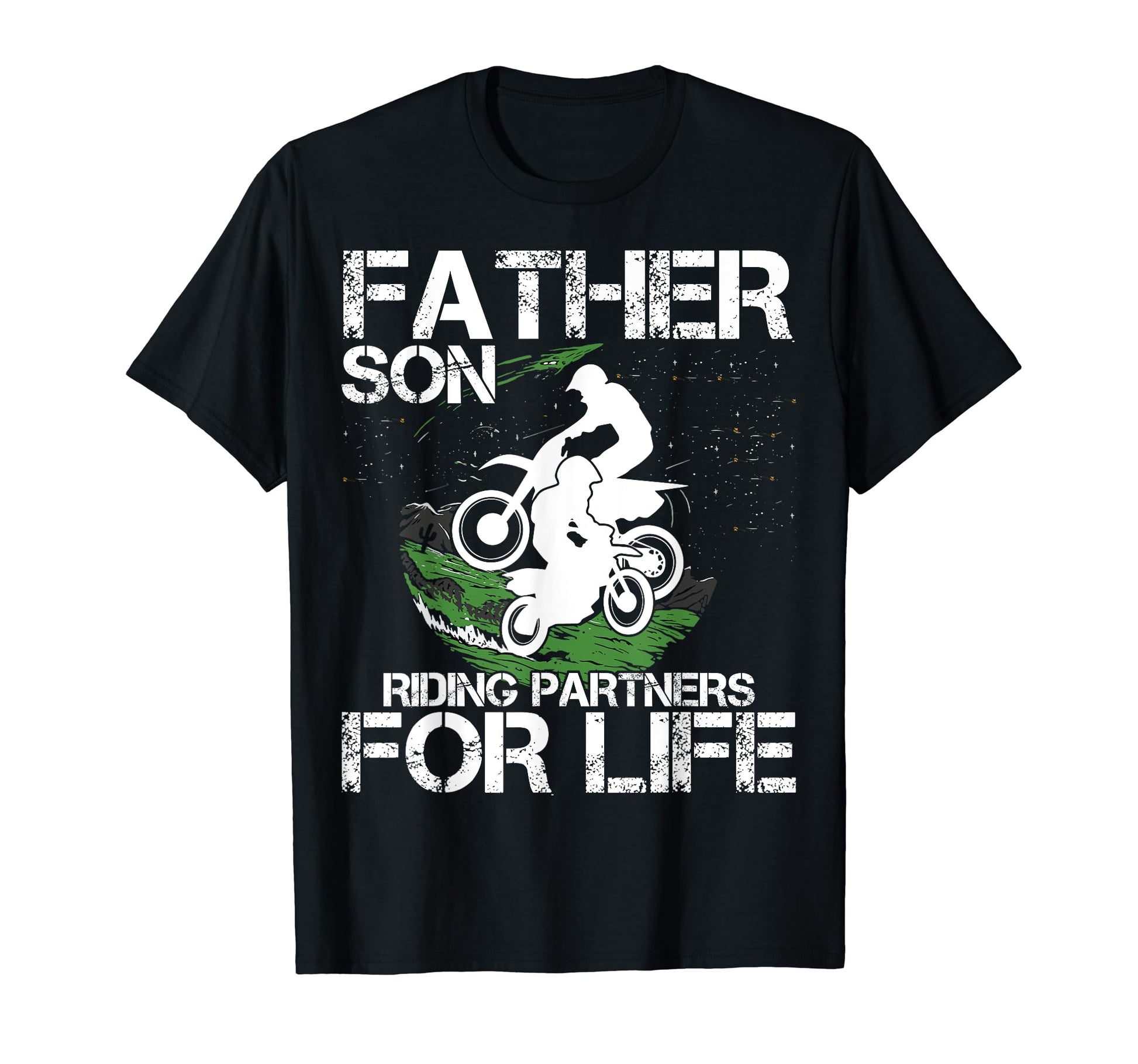 Motocross Dirt Bike Son Father T-Shirt - Casual Everyday Wear for Adults - T-Shirt, Sweatshirt, Hoodie