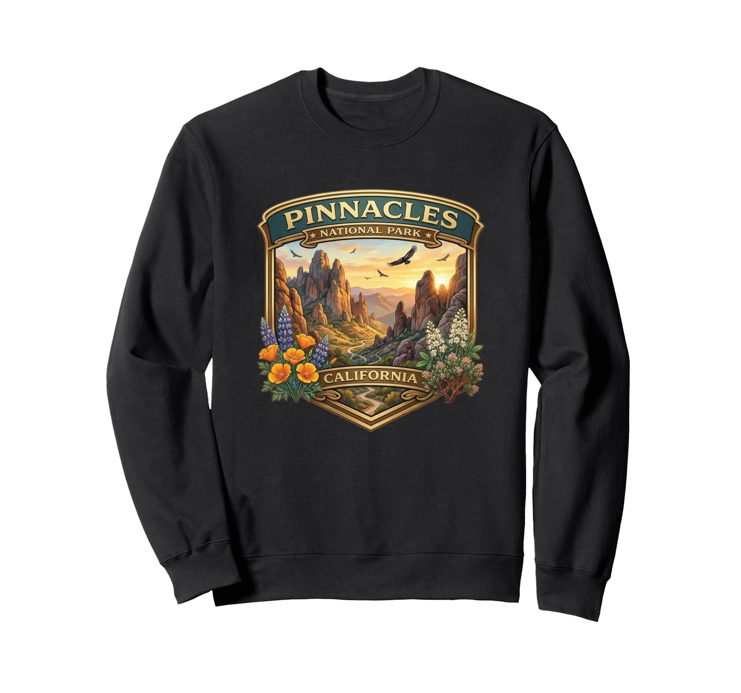 Pinnacles National Park Sweatshirt - Casual Everyday Wear Unisex - T-Shirt, Sweatshirt, Hoodie
