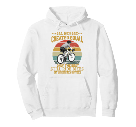 All Are Created Equal Biking Cyclist Hoodie - Custom Art Print Men Women - T-Shirt, Sweatshirt, Hoodie