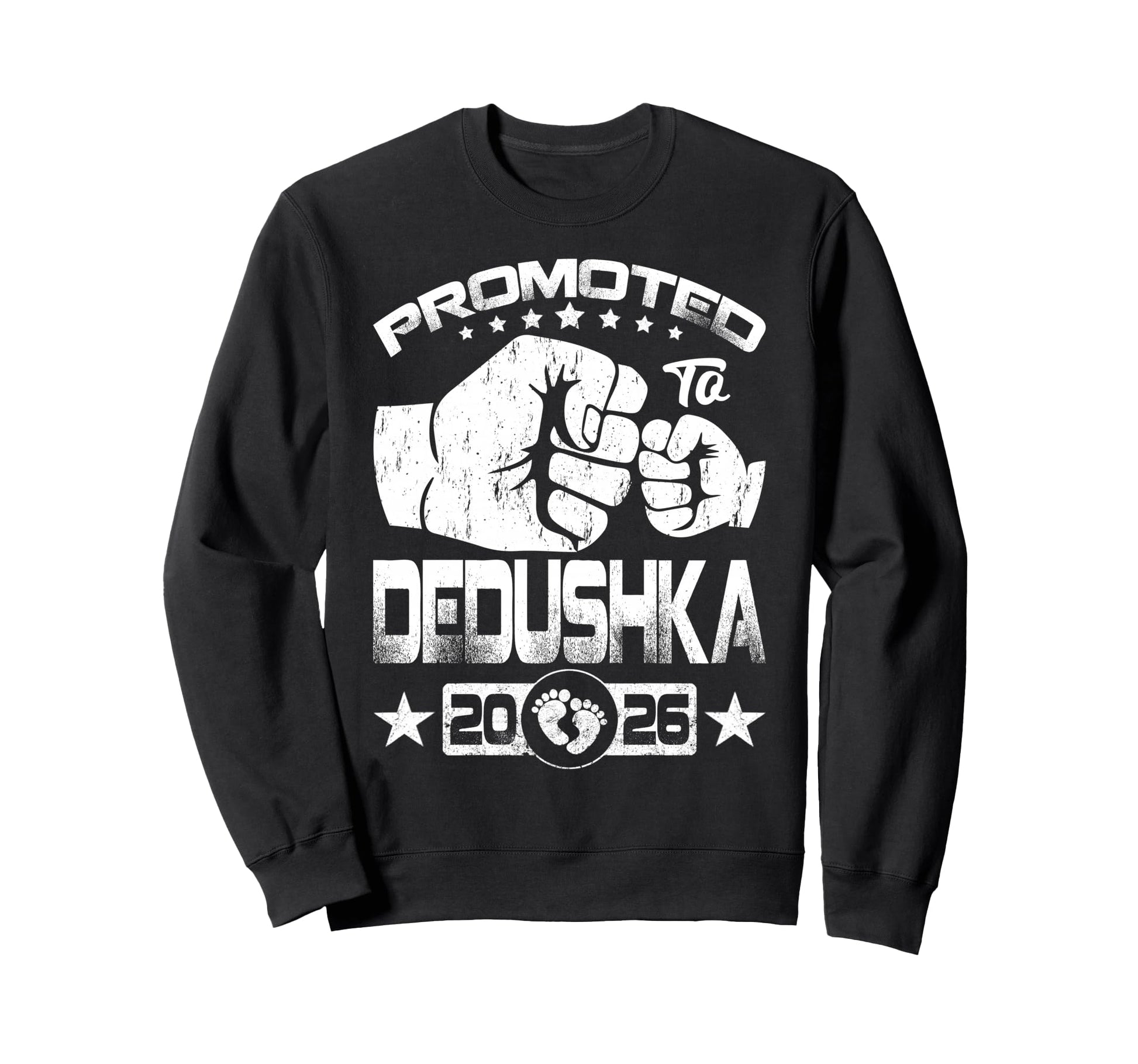 Promoted To Dedushka Est 2026 Sweatshirt - Fun Novelty Design Unisex - T-Shirt, Sweatshirt, Hoodie