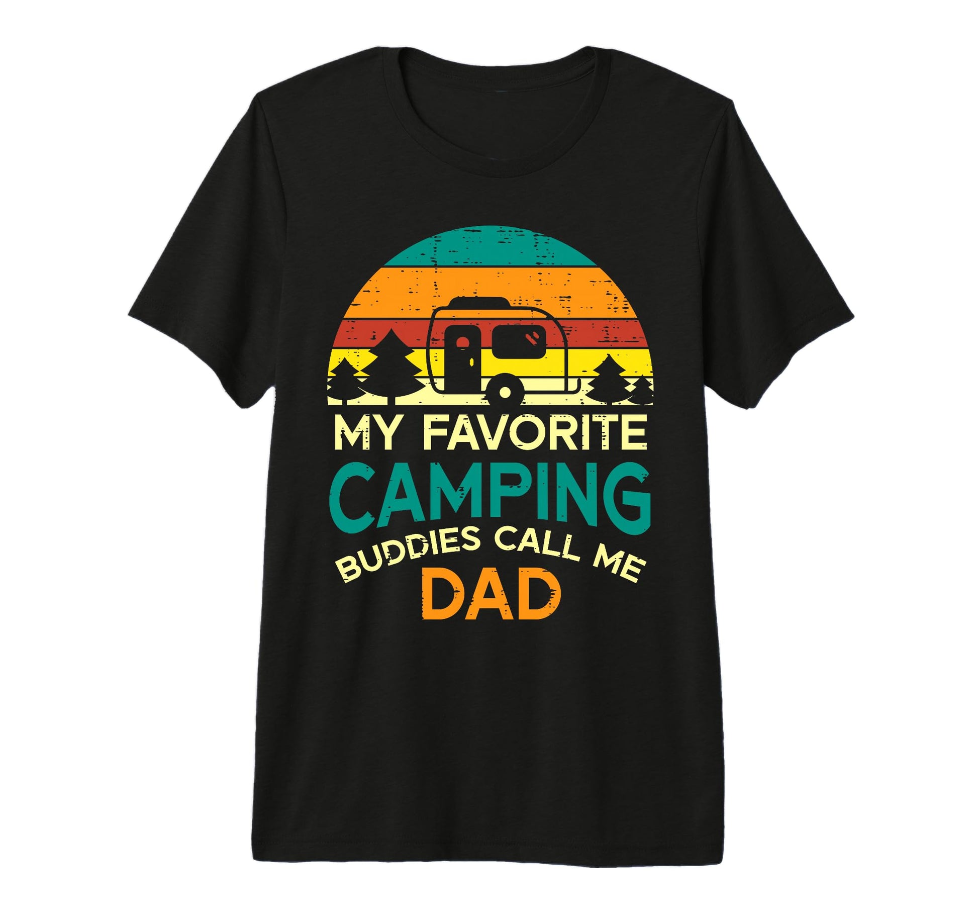 Favorite Camping Buddies Call Me Dad T-Shirt - Trendy Graphic for Adults - T-Shirt, Sweatshirt, Hoodie