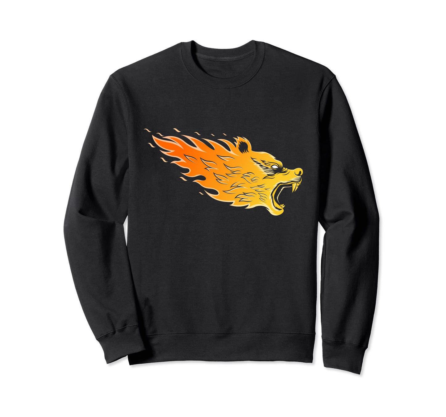 Wildlife Camper Nature Fire Camping Sweatshirt - Unique Graphic for Adults - T-Shirt, Sweatshirt, Hoodie