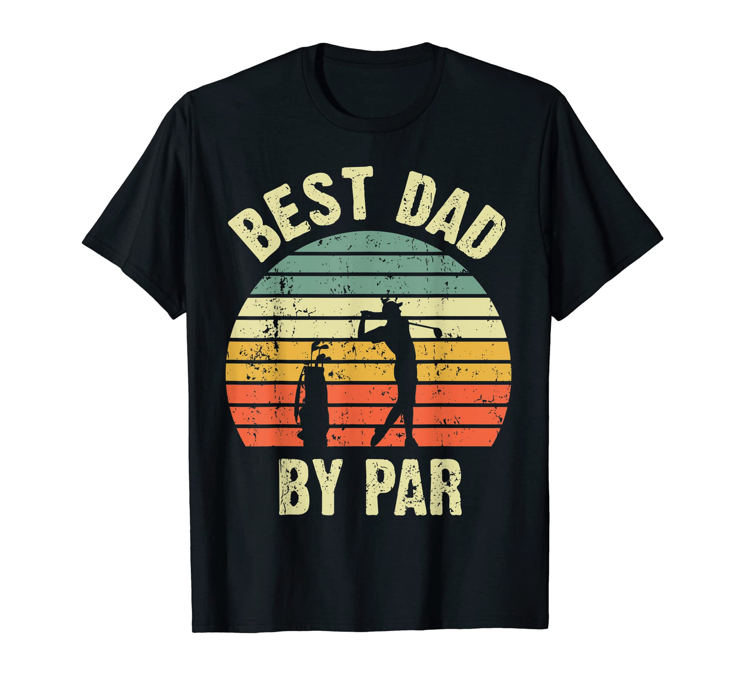 Mens Fathers Day Best Dad Par Golf T-Shirt - Trendy Graphic Men Women - T-Shirt, Sweatshirt, Hoodie