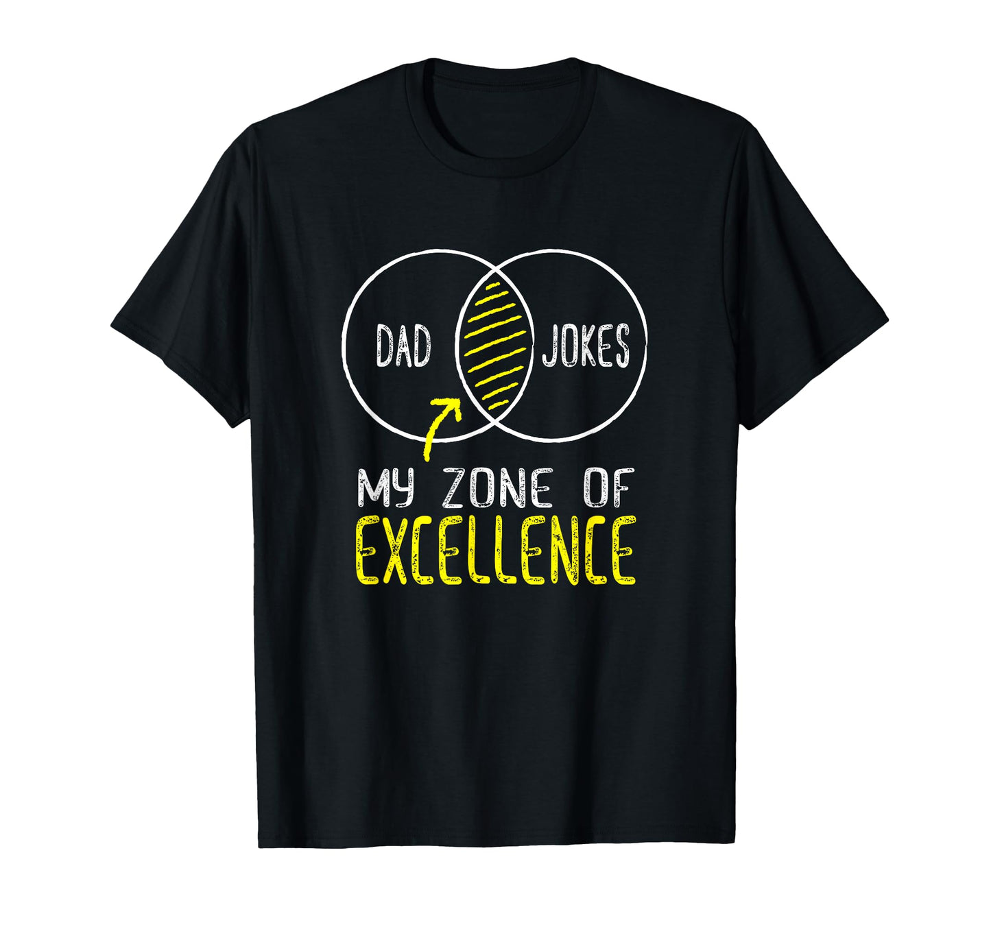 Funny Dad Joke Venn Diagram Zone T-Shirt - Aesthetic Graphic Unisex - T-Shirt, Sweatshirt, Hoodie