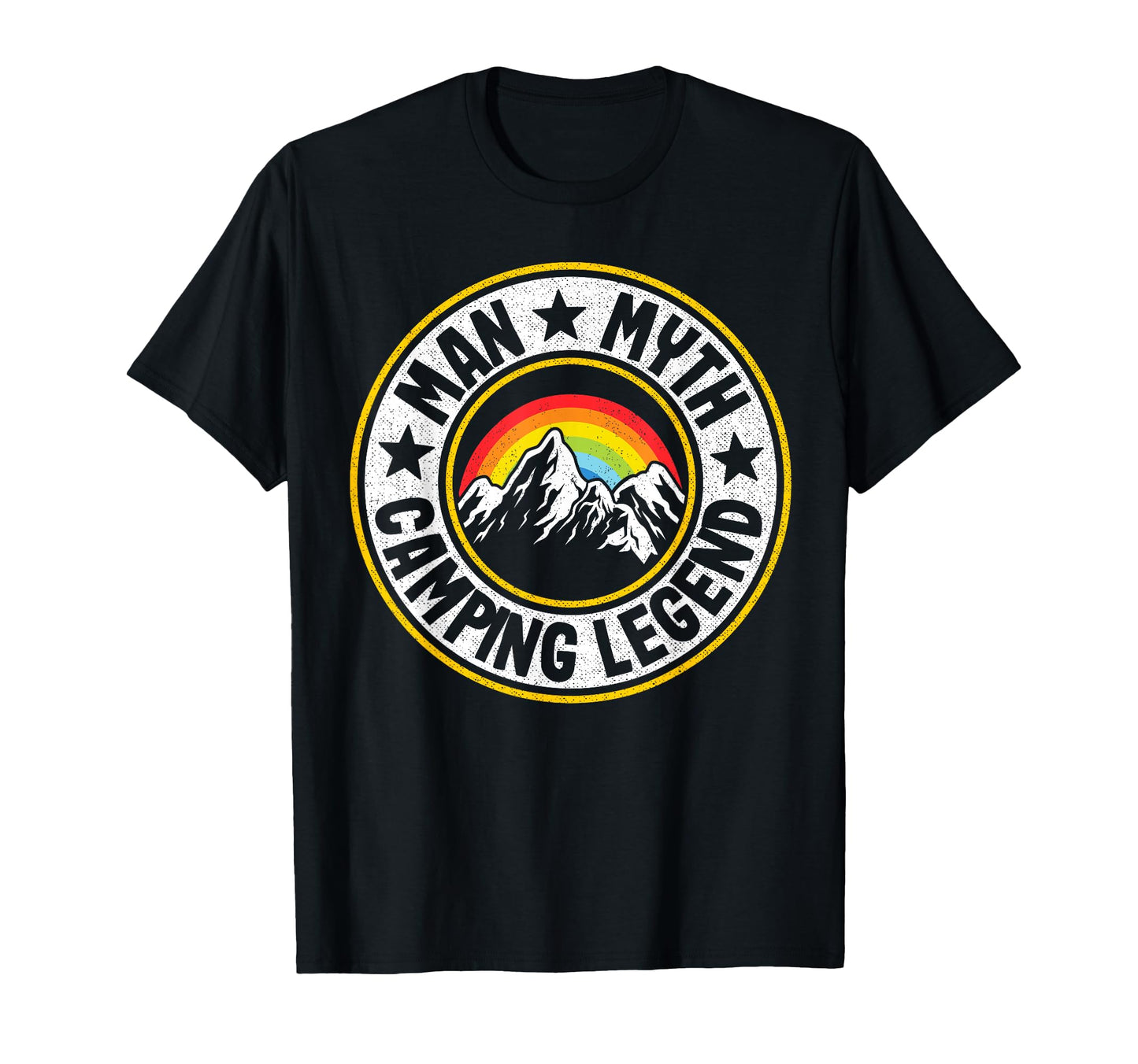 Myth Camping Legend Rv Camper Dad T-Shirt - Casual Everyday Wear Men Women - T-Shirt, Sweatshirt, Hoodie