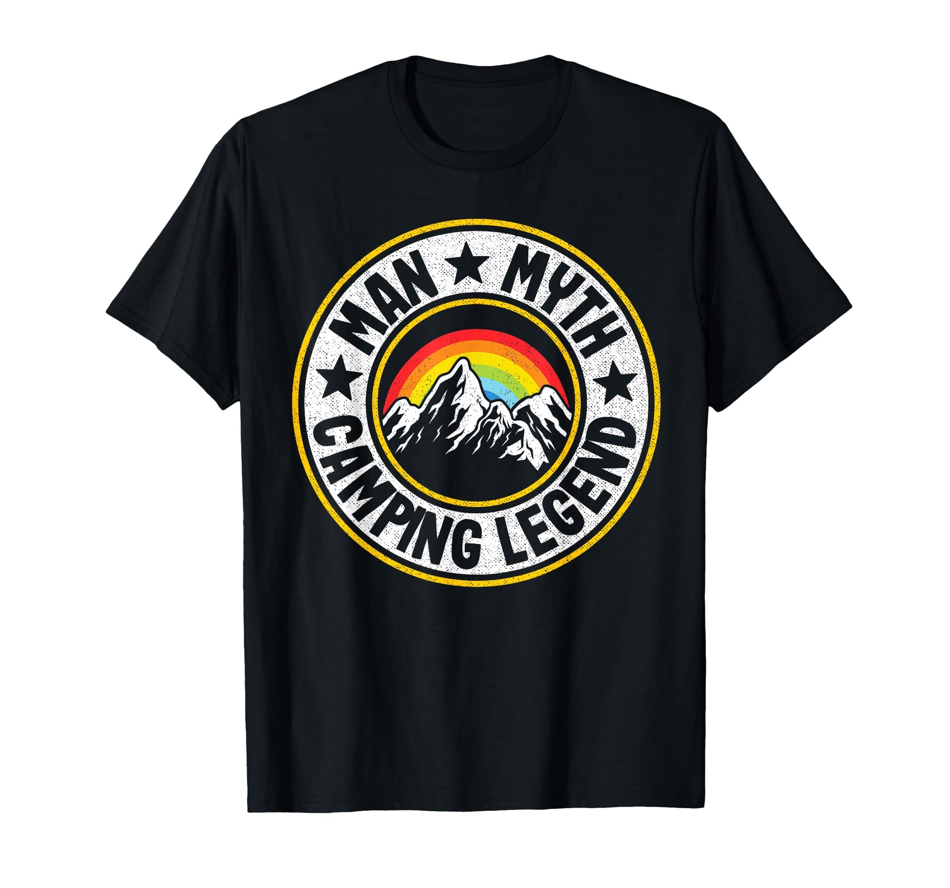 Myth Camping Legend Rv Camper Dad T-Shirt - Casual Everyday Wear Men Women - T-Shirt, Sweatshirt, Hoodie