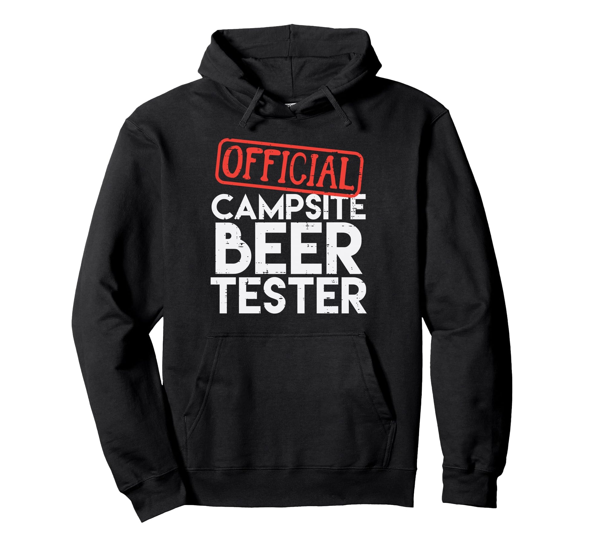 Campsite Tester Camping Funny Camper Dad Hoodie - Minimalist Print Unisex - T-Shirt, Sweatshirt, Hoodie