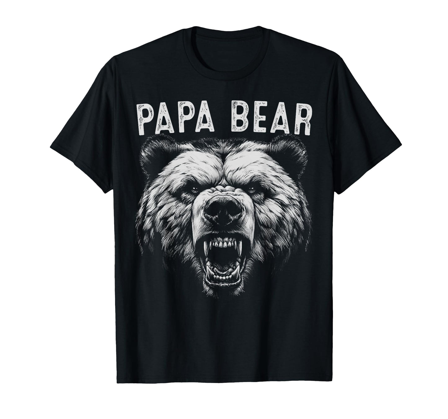 Papa Bear Best Fathers Day Funny T-Shirt - Custom Art Print for Adults - T-Shirt, Sweatshirt, Hoodie