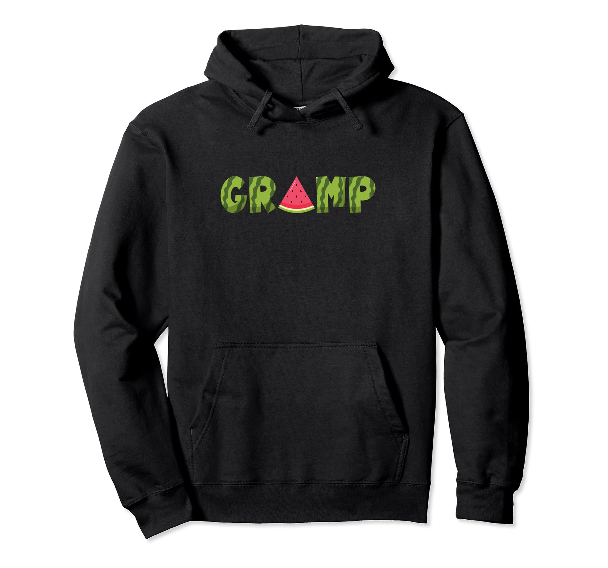 Gramp Watermelon Funny Summer Fruit Hoodie - Custom Art Print for Adults - T-Shirt, Sweatshirt, Hoodie
