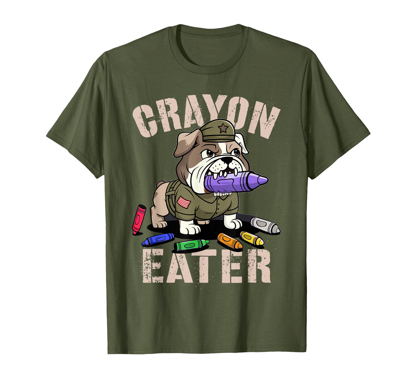 Funny Crayon Eater Our Troop Old Vet T-Shirt - Trendy Graphic for Adults - T-Shirt, Sweatshirt, Hoodie
