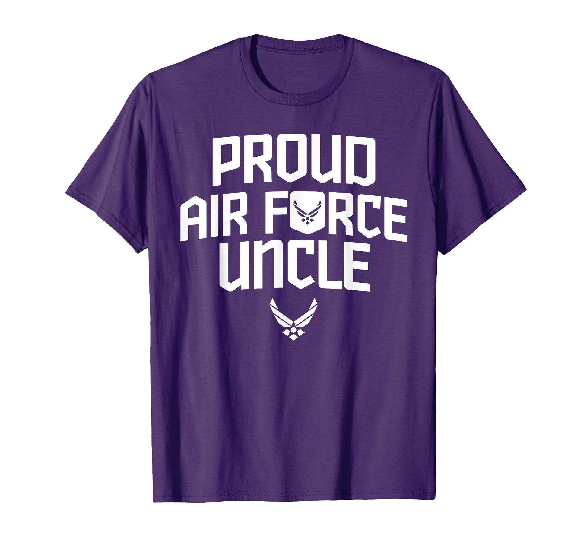 Proud Air Force Uncle Military T-Shirt - Casual Everyday Wear Men Women - T-Shirt, Sweatshirt, Hoodie