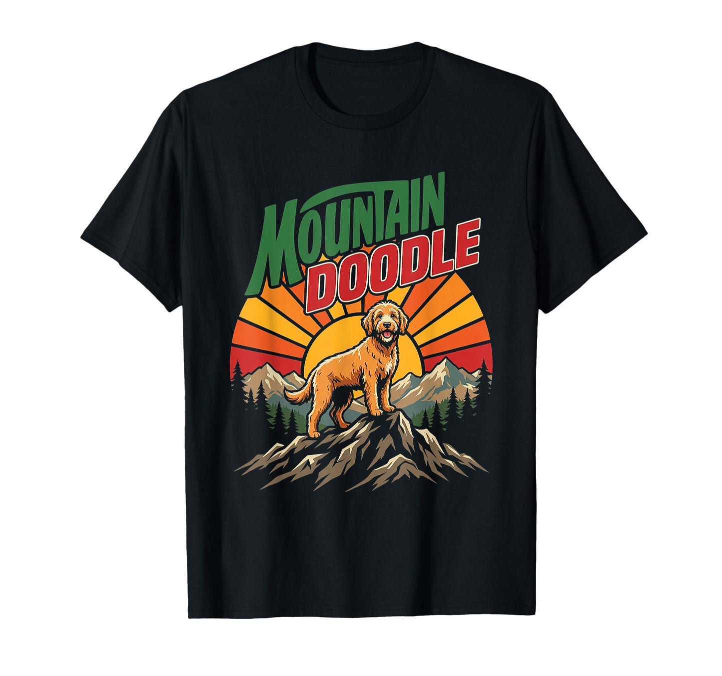 Mountain Doodle Dog Lovers Outdoor T-Shirt - Novelty Apparel for Adults - T-Shirt, Sweatshirt, Hoodie