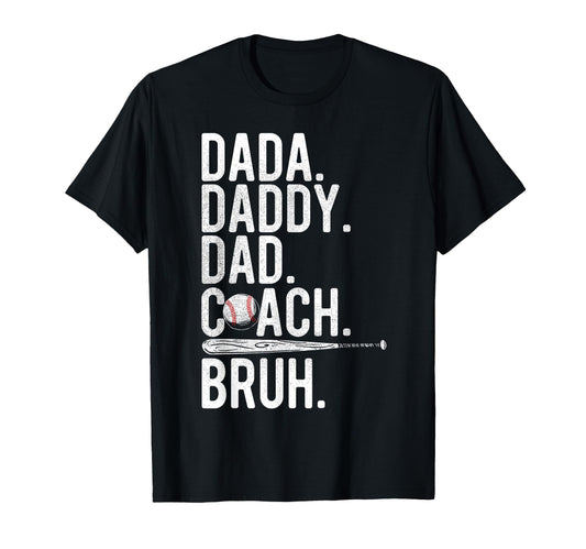 Baseball Coach Dad Fathers Day T-Shirt - Fun Novelty Design Men Women - T-Shirt, Sweatshirt, Hoodie