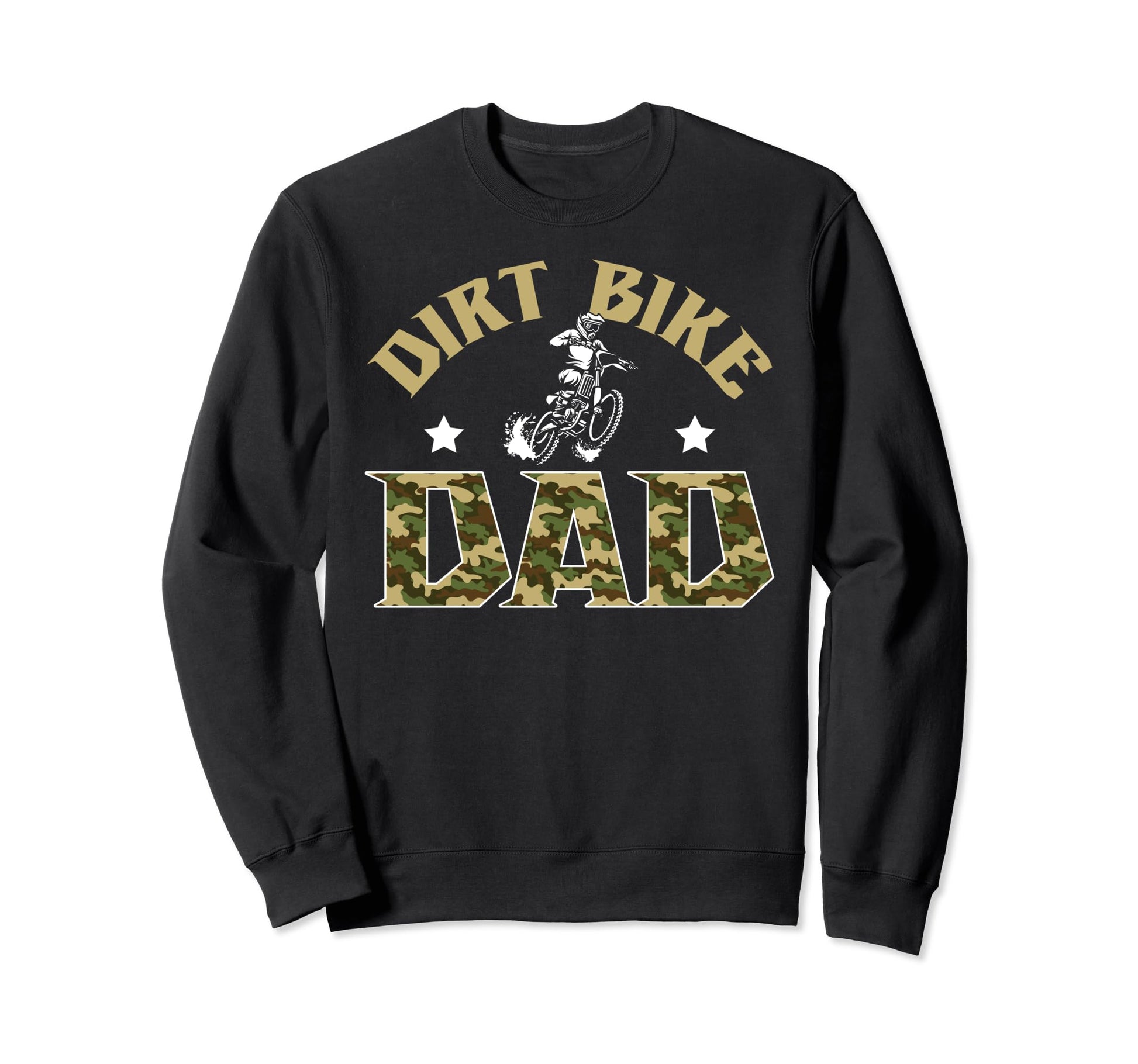 Dirt Bike Dad Dirt Biker Dad Proud Dirt Sweatshirt - Trendy Graphic Unisex - T-Shirt, Sweatshirt, Hoodie
