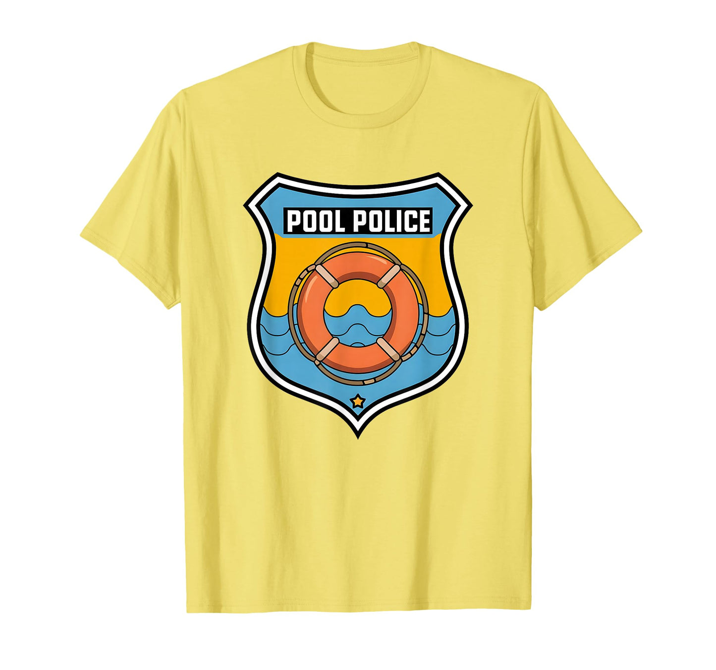 Pool Police Bum Vacation Swim Trip Summer T-Shirt - Graphic Print Unisex - T-Shirt, Sweatshirt, Hoodie