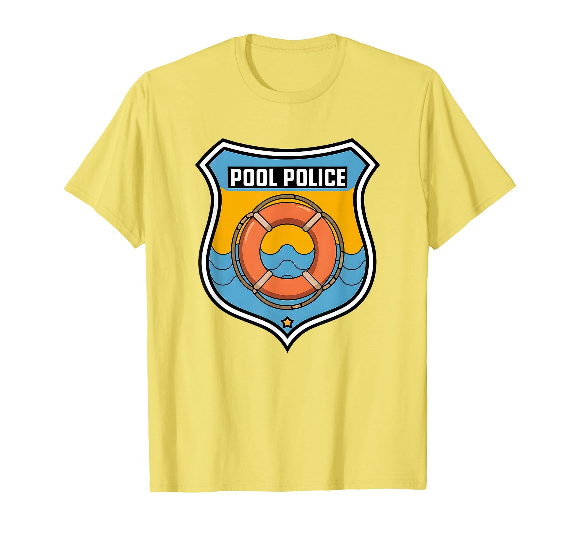 Pool Police Bum Vacation Swim Trip Summer T-Shirt - Graphic Print Unisex - T-Shirt, Sweatshirt, Hoodie