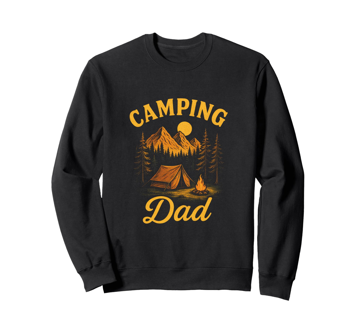 Camping Dad Outdoor Fathers Sweatshirt - Fun Novelty Design for Adults - T-Shirt, Sweatshirt, Hoodie