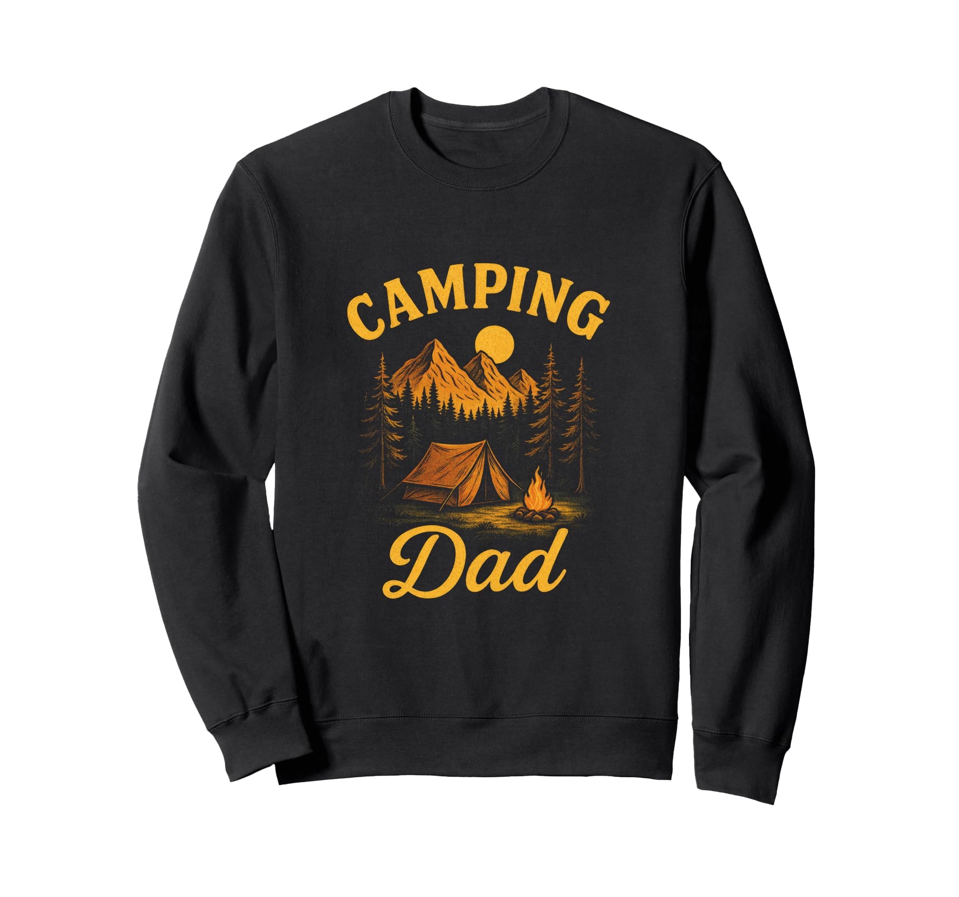 Camping Dad Outdoor Fathers Sweatshirt - Fun Novelty Design for Adults - T-Shirt, Sweatshirt, Hoodie