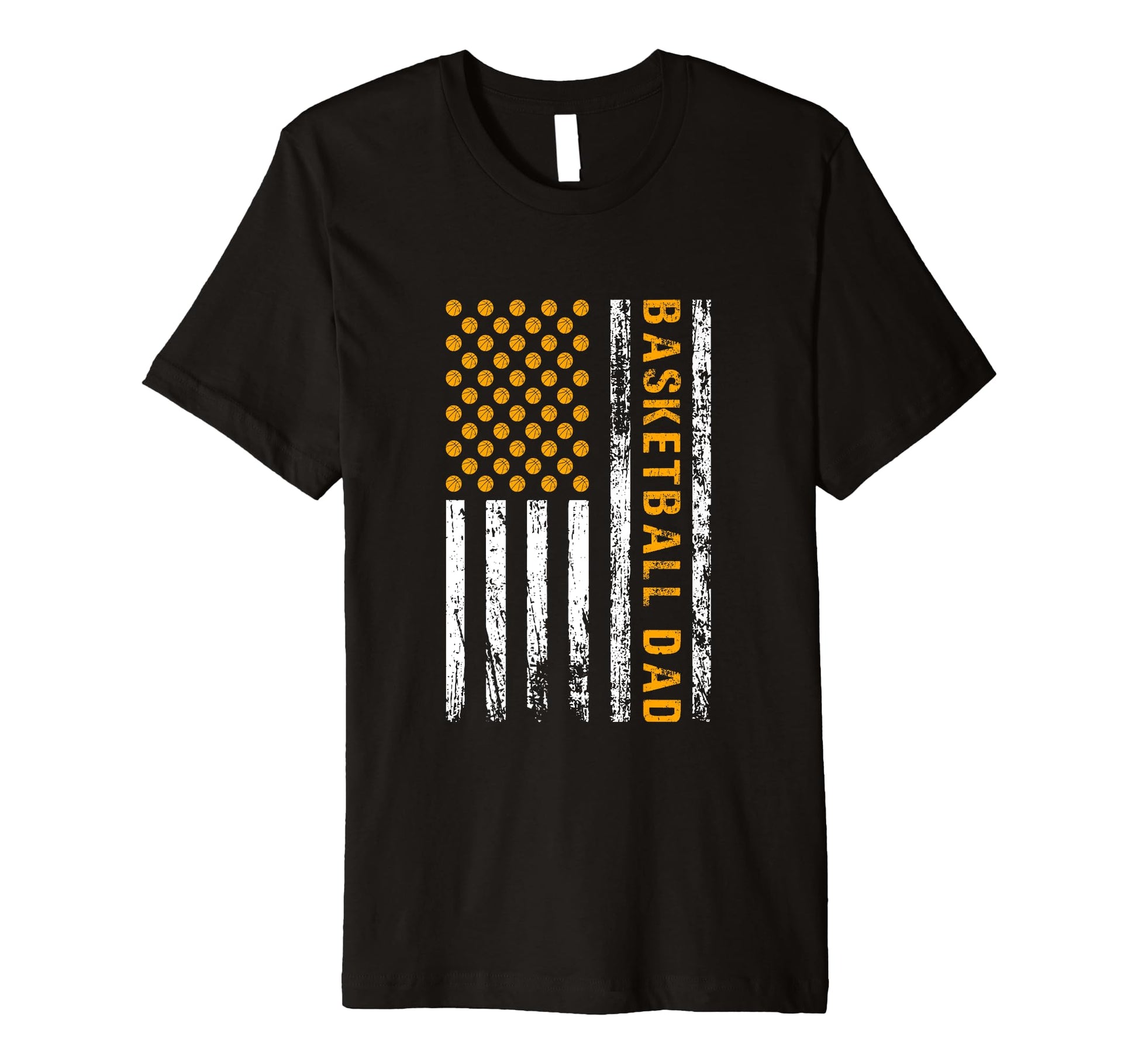 Basketball Dad Usa American Flag T-Shirt - Streetwear Style for Adults - T-Shirt, Sweatshirt, Hoodie