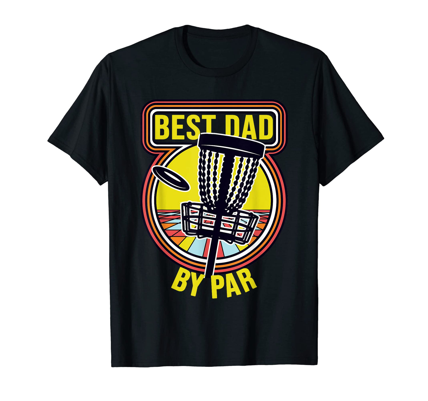 Mens Best Dad Par Fathers Day Disc Golf T-Shirt - Graphic Print for Adults - T-Shirt, Sweatshirt, Hoodie