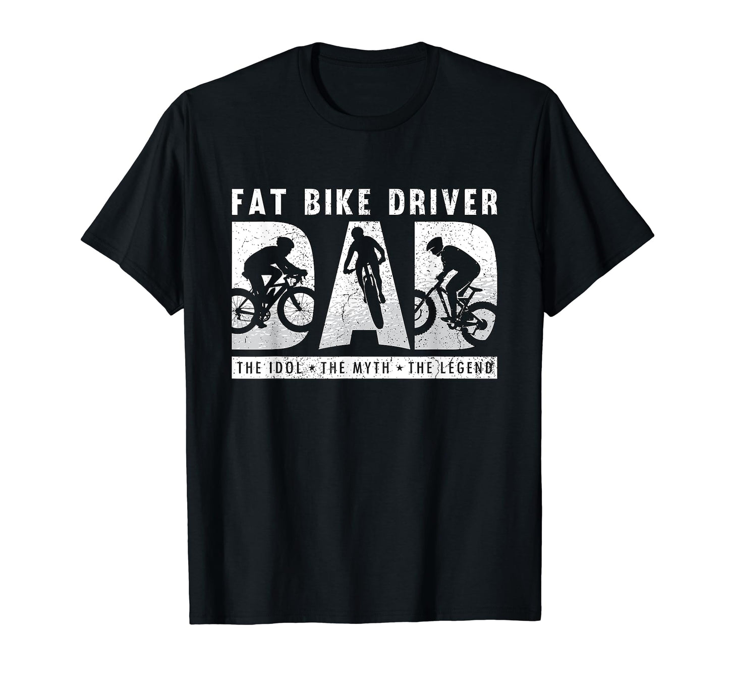 Fat Bike Driver Dad Idol Road Bike T-Shirt - Trendy Graphic for Adults - T-Shirt, Sweatshirt, Hoodie